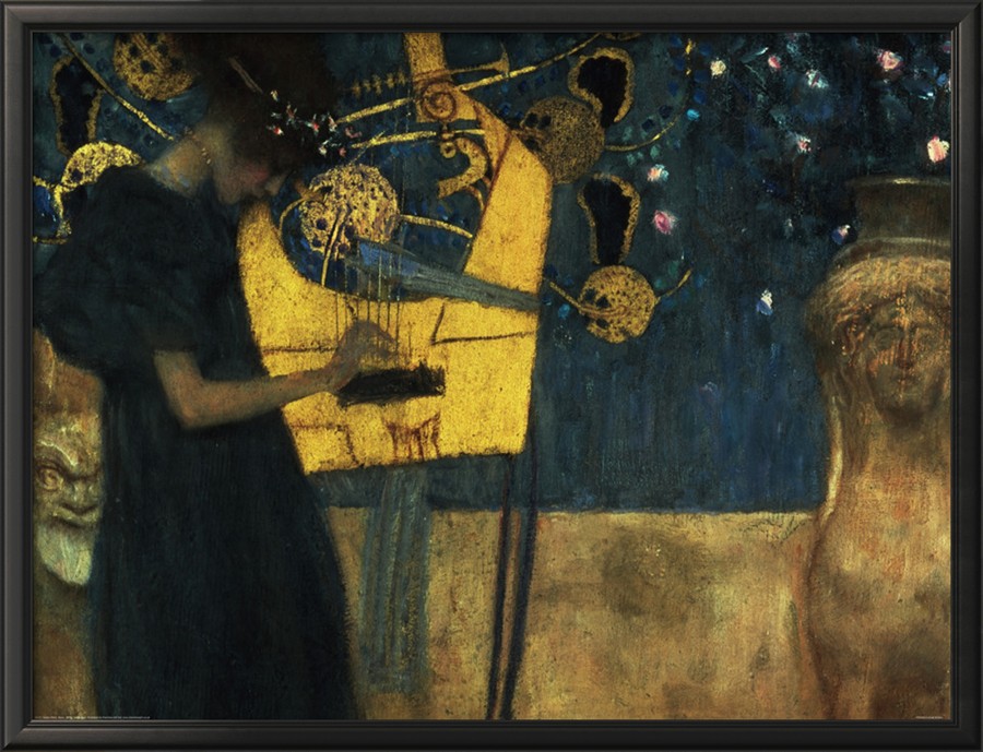 Musique, 1895 - Gustav Klimt Painting